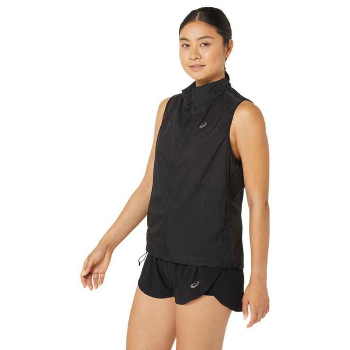 Asics Gilet Runningmetarun Packable Performance Nero Donna