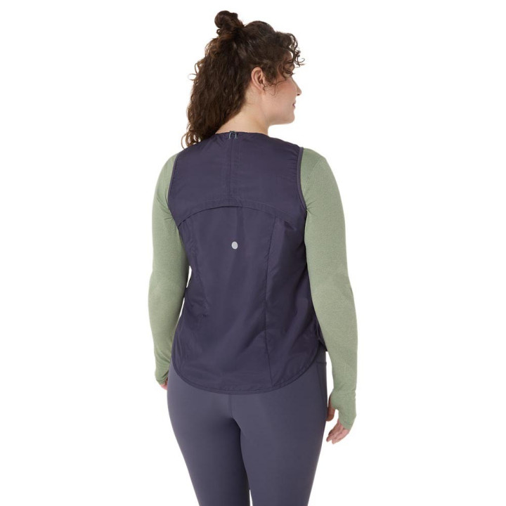 Asics Gilet Runningnagino Run Indigo Fog Donna