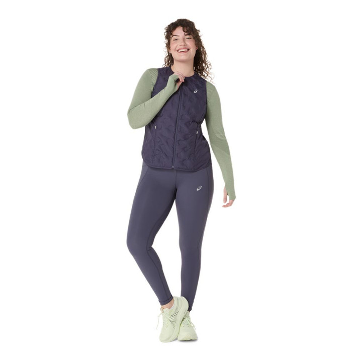 Asics Gilet Runningnagino Run Indigo Fog Donna