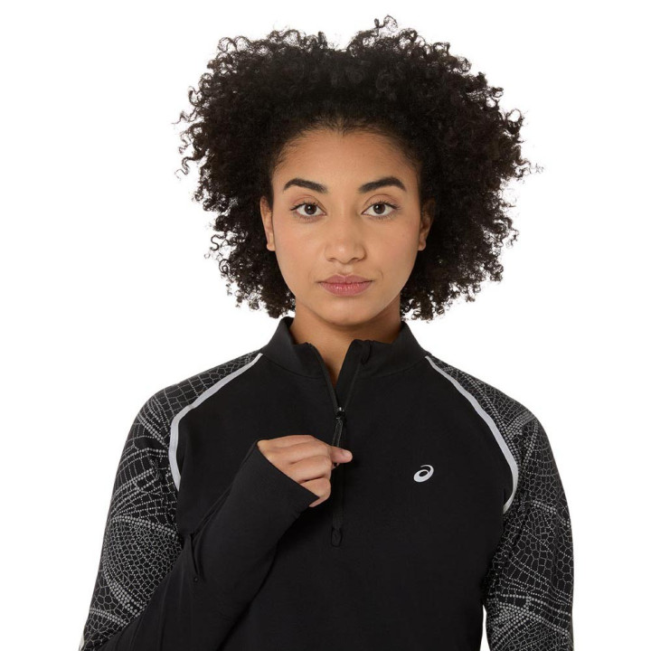 Asics Maglia Running Lite-Show Limited Performance Nero Donna
