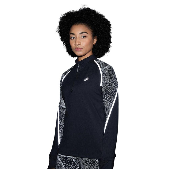 Asics Maglia Running Lite-Show Limited Performance Nero Donna