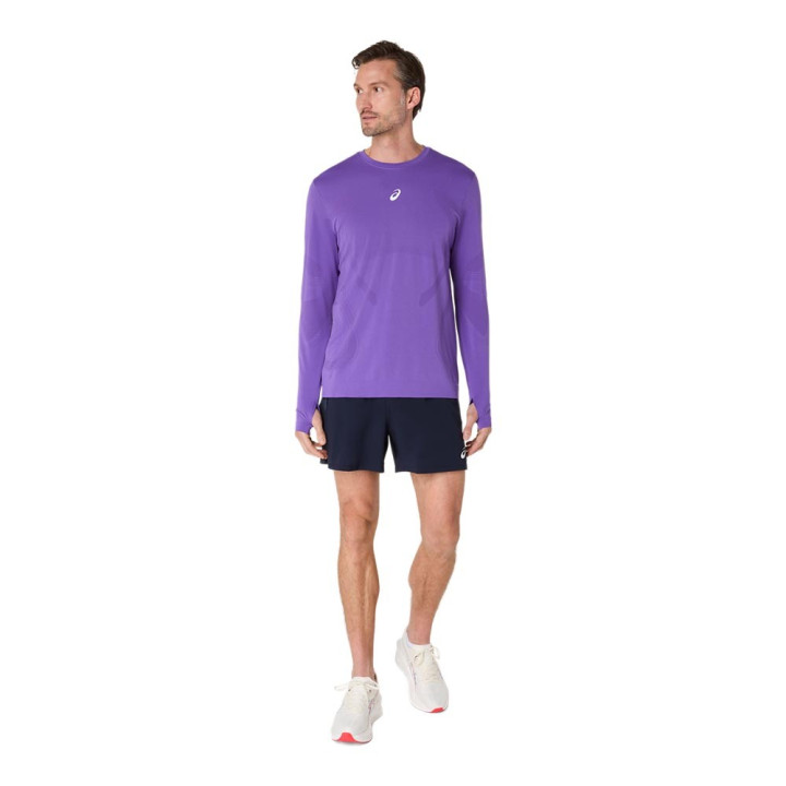 Asics Maglia Running Road Searunningess Edo Purple Uomo
