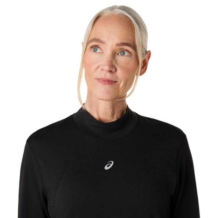 Asics Maglia Running Road Winter Performance Nero Donna