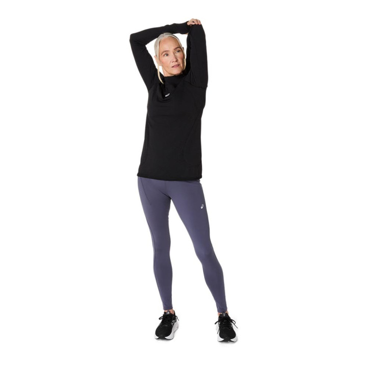 Asics Maglia Running Road Winter Performance Nero Donna
