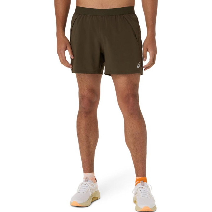 Asics Pantaloncini Running Road 5" Brown Stone Uomo