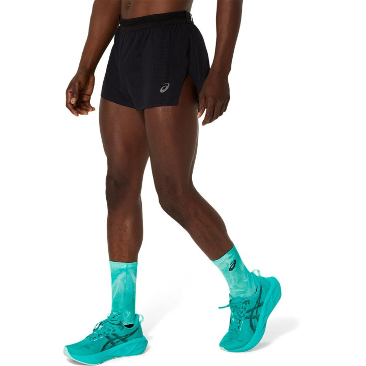 Asics Pantaloncini Running Split Metarun Performance Nero Uomo