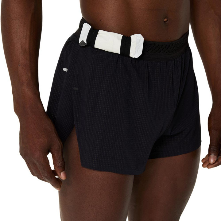 Asics Pantaloncini Running Split Metarun Performance Nero Uomo