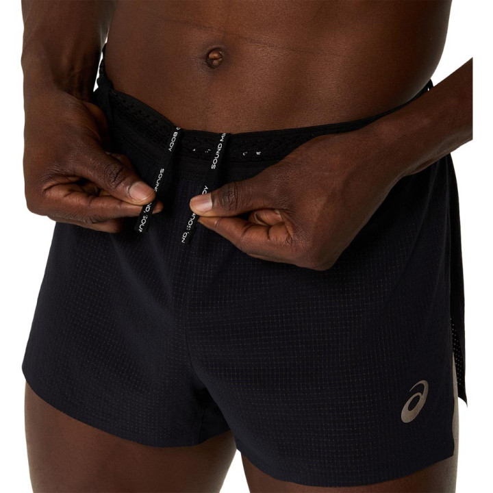 Asics Pantaloncini Running Split Metarun Performance Nero Uomo