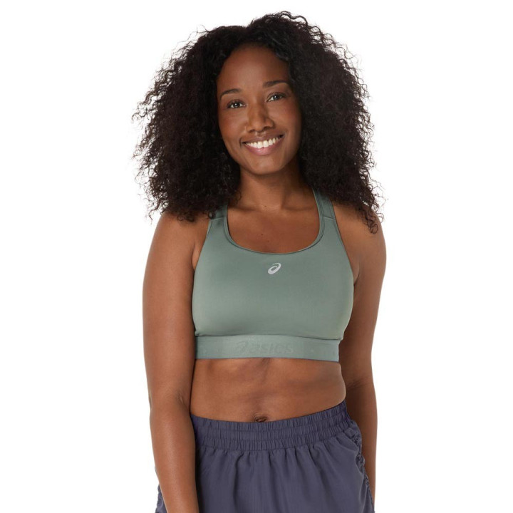 Asics Reggiseno Sportivo Road Compression Monument Blue Donna