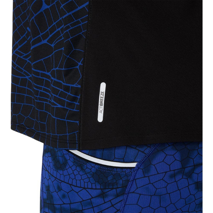 Asics T-Shirt Running Lite-Show Road Performance Nero Donna