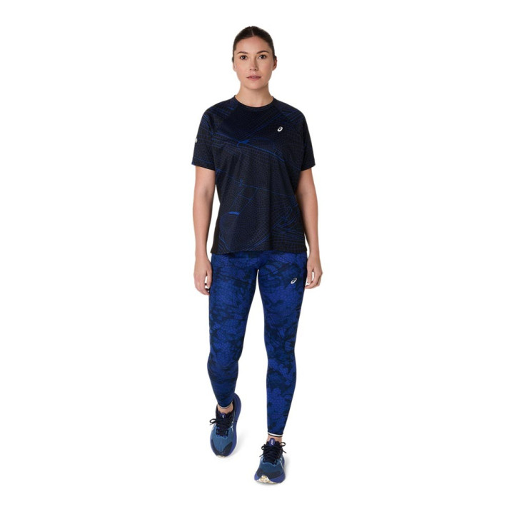 Asics T-Shirt Running Lite-Show Road Performance Nero Donna