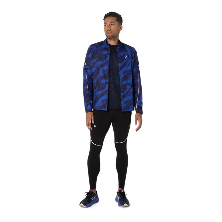 Asics T-Shirt Running Road Lite-Show Performance Nero Uomo