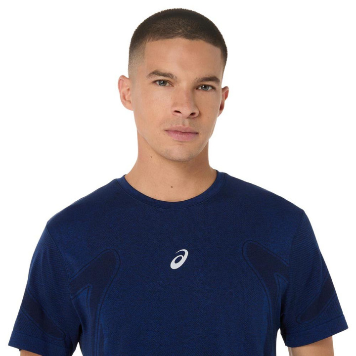 Asics T-Shirt Running Road Seamless Midnight Uomo