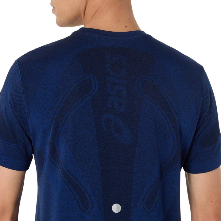 Asics T-Shirt Running Road Seamless Midnight Uomo