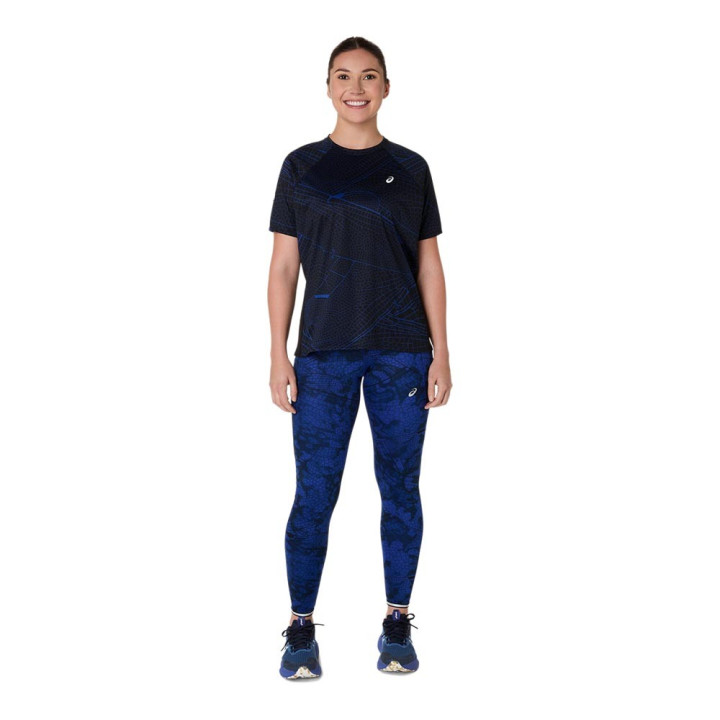 Asics Tight Road Lite-Show Performance Nero Dark Cobalt Donna