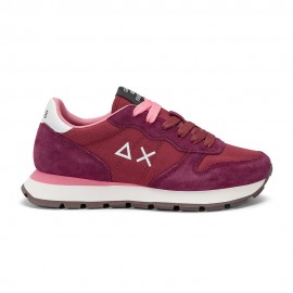 Ally Solid Mesh Bordo' bianco