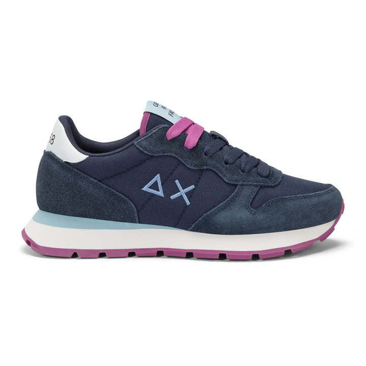 Sun 68 Ally Solid Mesh Navy Azzurro - Sneakers Donna