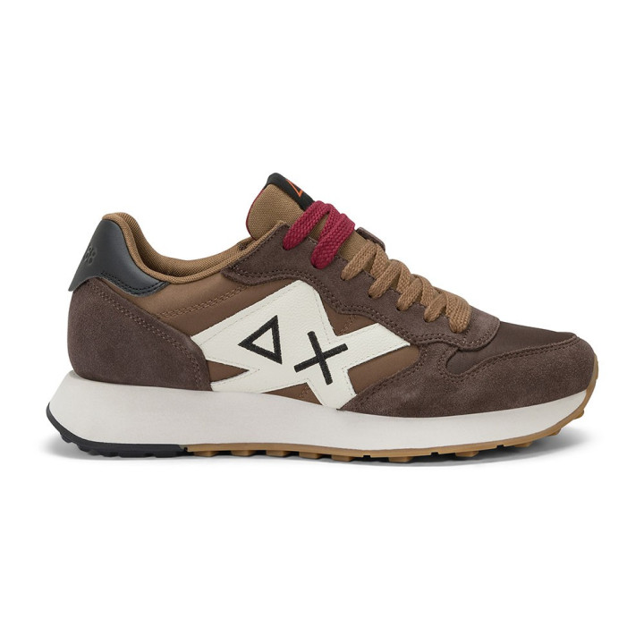 Sun 68 Jaki Bicolor Marrone Bianco - Sneakers Uomo