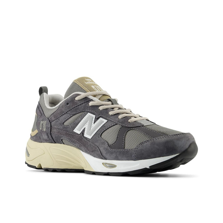 New Balance Nb 878 Mesh Suede Verde Grigio - Sneakers Uomo