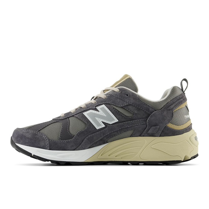 New Balance Nb 878 Mesh Suede Verde Grigio - Sneakers Uomo