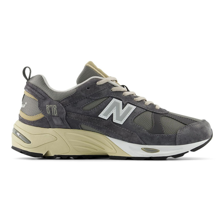 New Balance Nb 878 Mesh Suede Verde Grigio - Sneakers Uomo