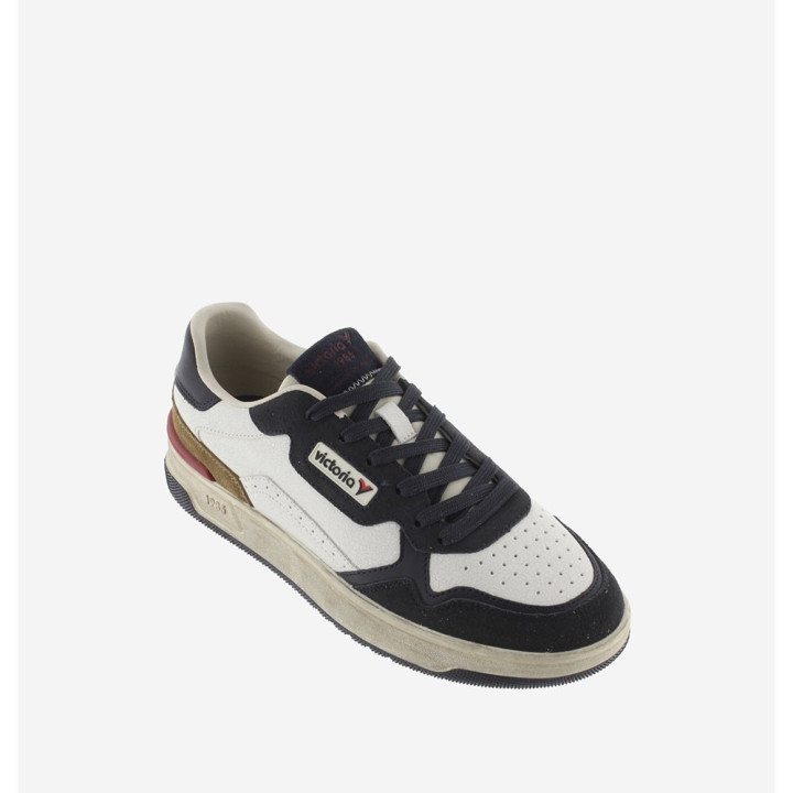 Victoria C80 Lea Bianco Blu - Sneakers Uomo