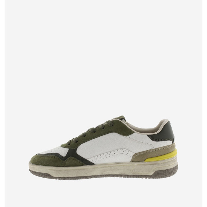 Victoria C80 Lea Bianco Verde - Sneakers Uomo