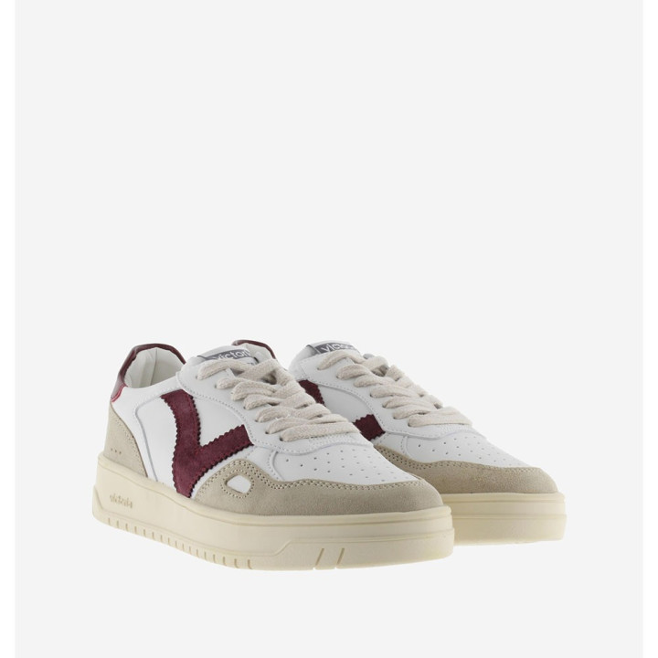 Victoria Seul Lea Bianco Bordo - Sneakers Donna