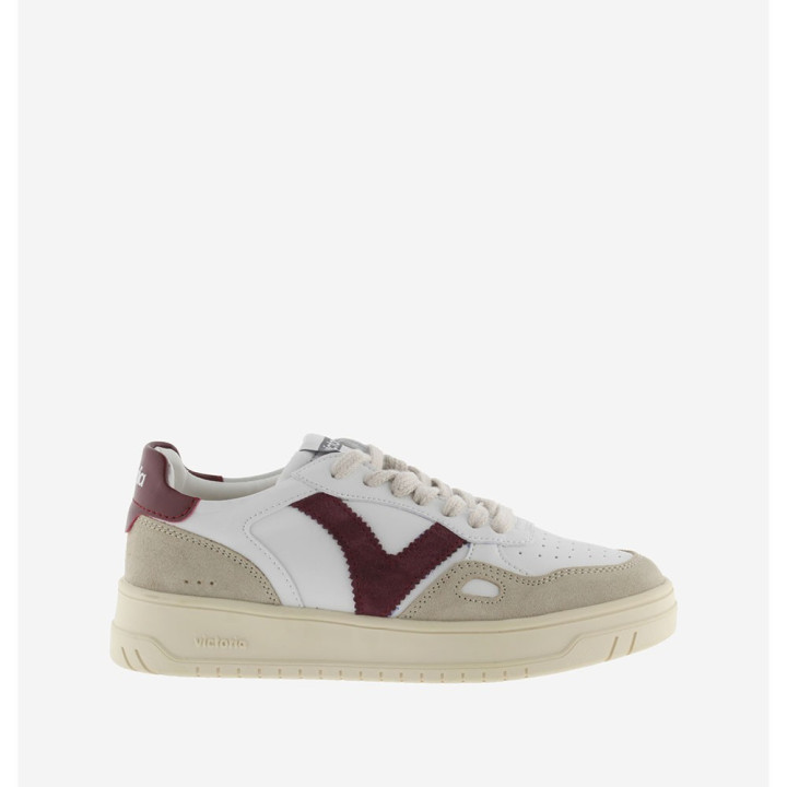 Victoria Seul Lea Bianco Bordo - Sneakers Donna