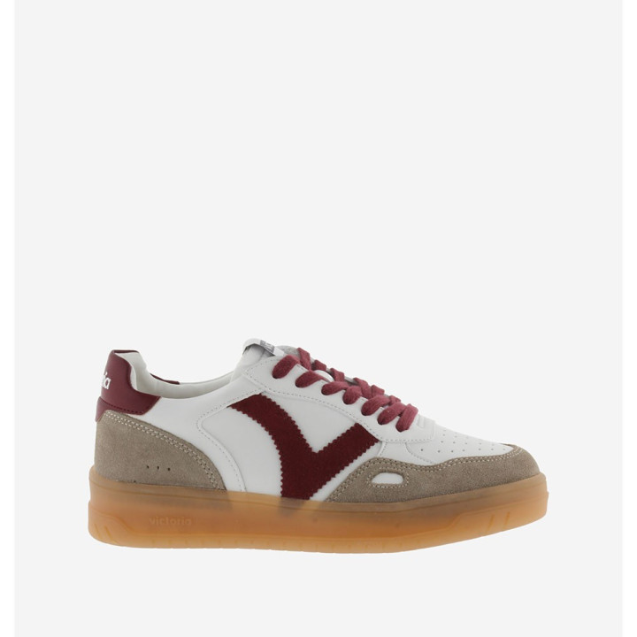 Victoria Seul Lea Gum Bianco Rosso - Sneakers Donna