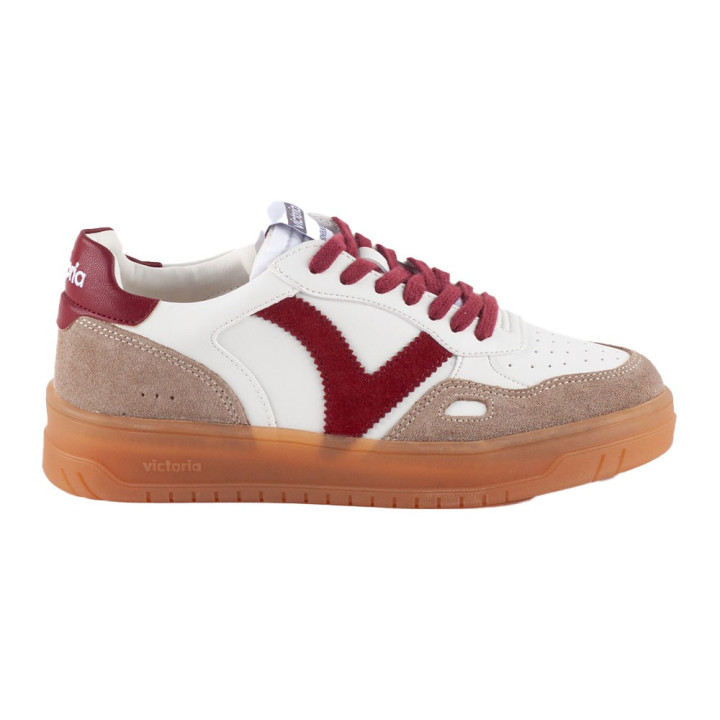 Victoria Seul Lea Gum Bianco Rosso - Sneakers Donna