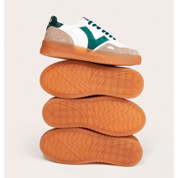 Victoria Seul Lea Gum Bianco Verde - Sneakers Donna