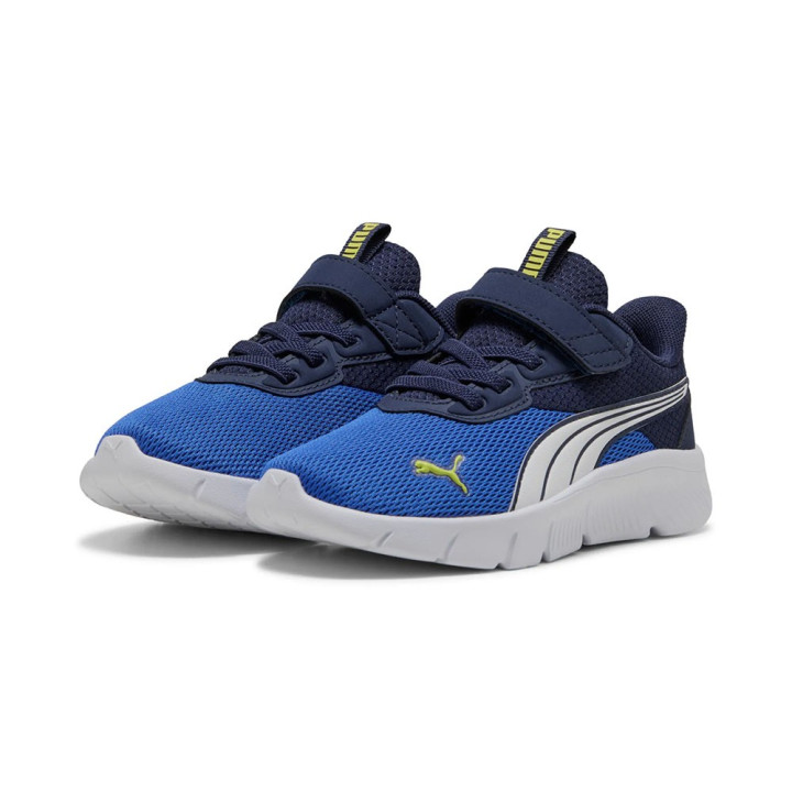 Puma Flex Focus Lite Modern Ps Ac Blu Bianco - Scarpe Da Ginnastica Bambino