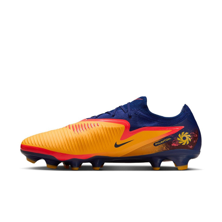Nike Phantom 6 Low Pro Fg Eh Arancio Giallo Blu - Scarpe Da Calcio Uomo