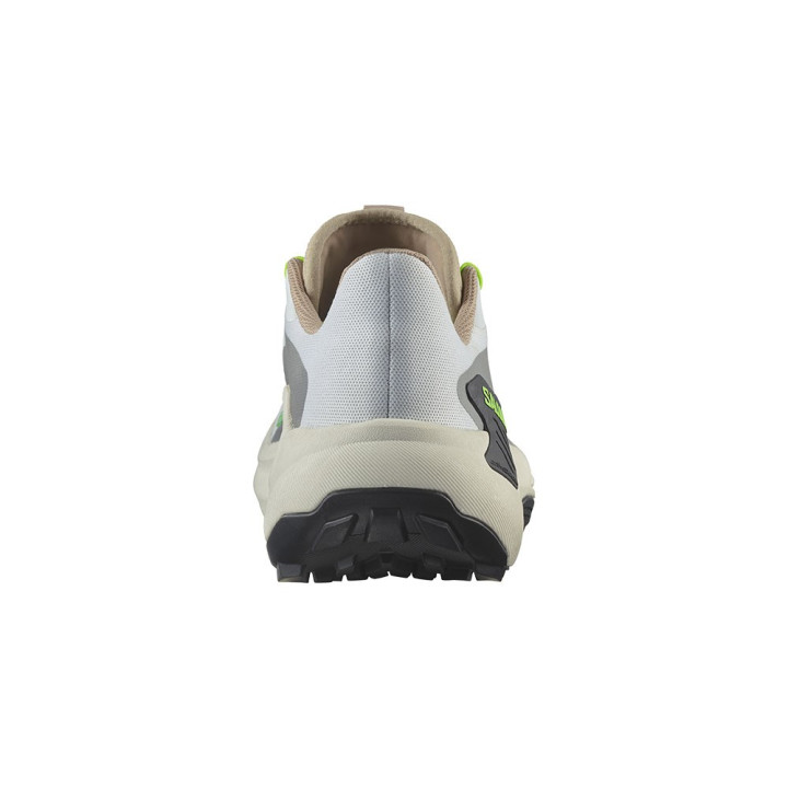 Salomon Genesis Bianco Oxford Tan Verde Gecko - Scarpe Trail Running Uomo