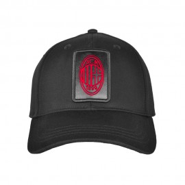 Sr Ricamo+Patch Milan nero rosso