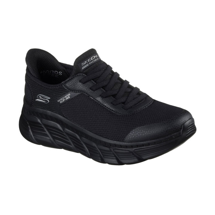 Skechers Bobs B-Flex Hi Slip-Ins Mesh Nero - Sneakers Donna