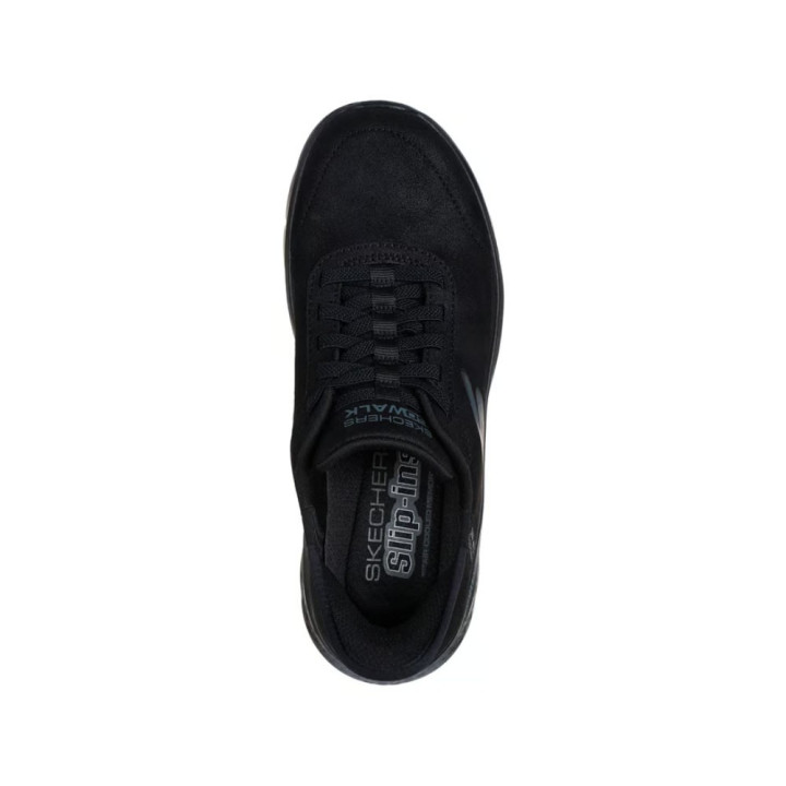 Skechers Go Walk Flex Mali Slip-Ins Lea Nero - Sneakers Donna