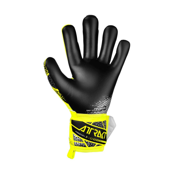 Reusch Guanti Calcio Attrakt Freegel Giallo Argento Nero Uomo