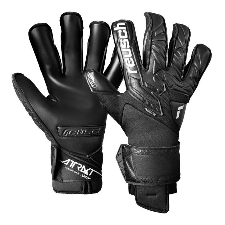 Reusch Guanti Calcio Attrakt Infinity Resistor Nero Uomo