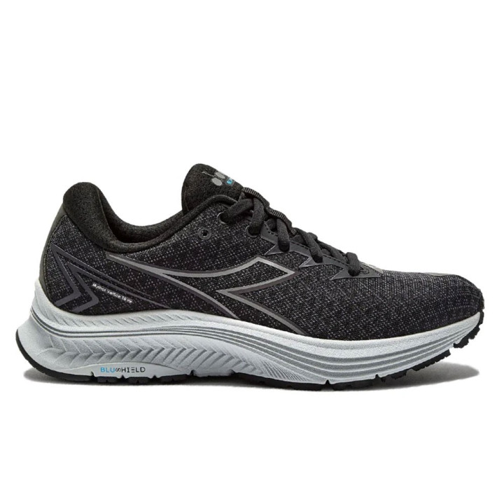Diadora Vortice Hip 10 Nero Glacier Gray - Scarpe Running Donna
