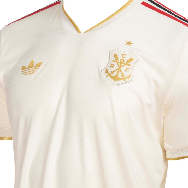 ADIDAS Maglia Maniche Corte Flamengo Third 25 26 Bianco Uomo