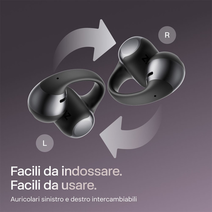 AURICOLARI OPENDOTS ONE Nero