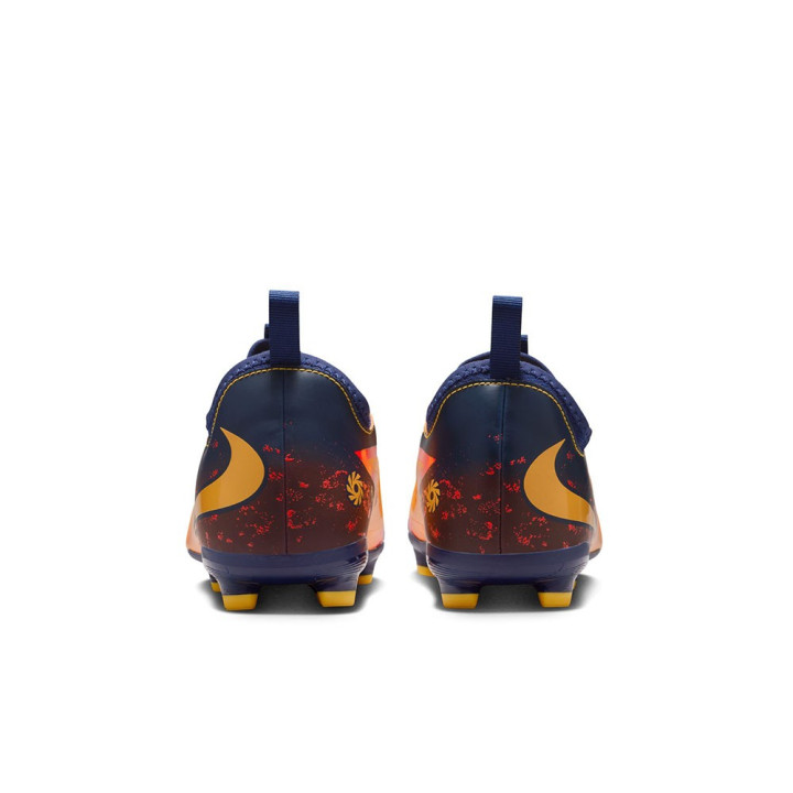Nike Phantom 6 Low Academy Fg Mg Eh Arancio Giallo Blu - Scarpe Da Calcio Bambino