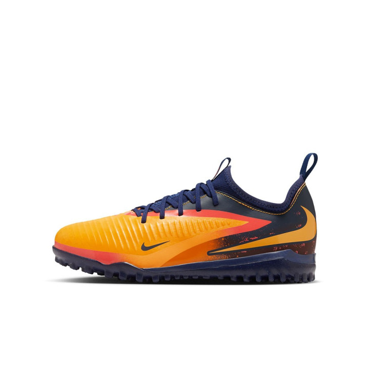 Nike Phantom 6 Low Academy Tf Eh Arancio Giallo Blu - Scarpe Da Calcio Bambino
