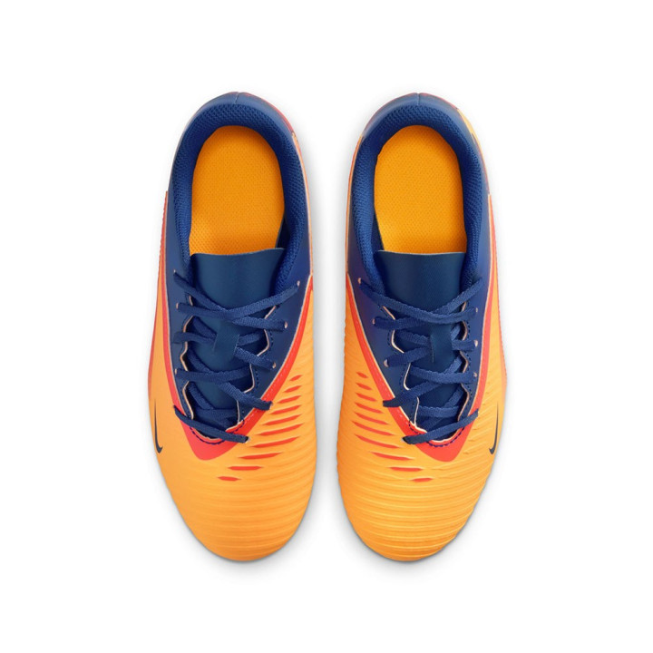 Nike Phantom 6 Low Club Fg Mg Eh Arancio Giallo Blu - Scarpe Da Calcio Bambino