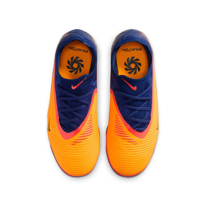 Nike Phantom 6 Low Pro Fg Mg Eh Arancio Giallo Blu - Scarpe Da Calcio Bambino