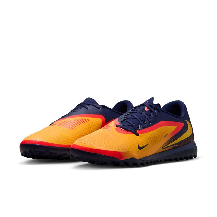 Nike Phantom 6 Low Academy Tf Eh Arancio Giallo Fluo Blu - Scarpe Da Calcio Uomo
