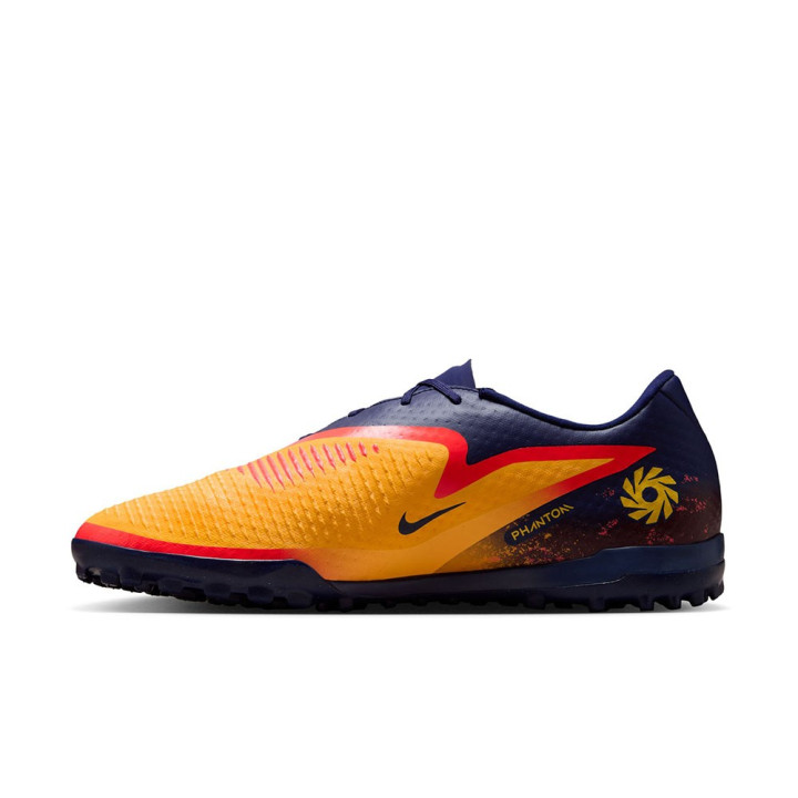 Nike Phantom 6 Low Academy Tf Eh Arancio Giallo Fluo Blu - Scarpe Da Calcio Uomo