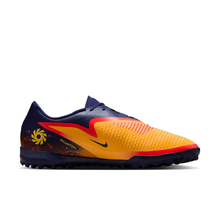 Nike Phantom 6 Low Academy Tf Eh Arancio Giallo Fluo Blu - Scarpe Da Calcio Uomo